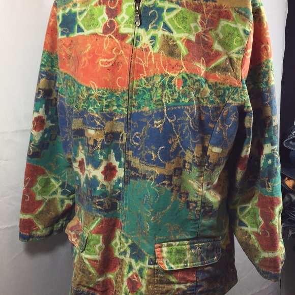 Chico’s Top Light Weight Jacket Size 2 - Picture 3 of 6
